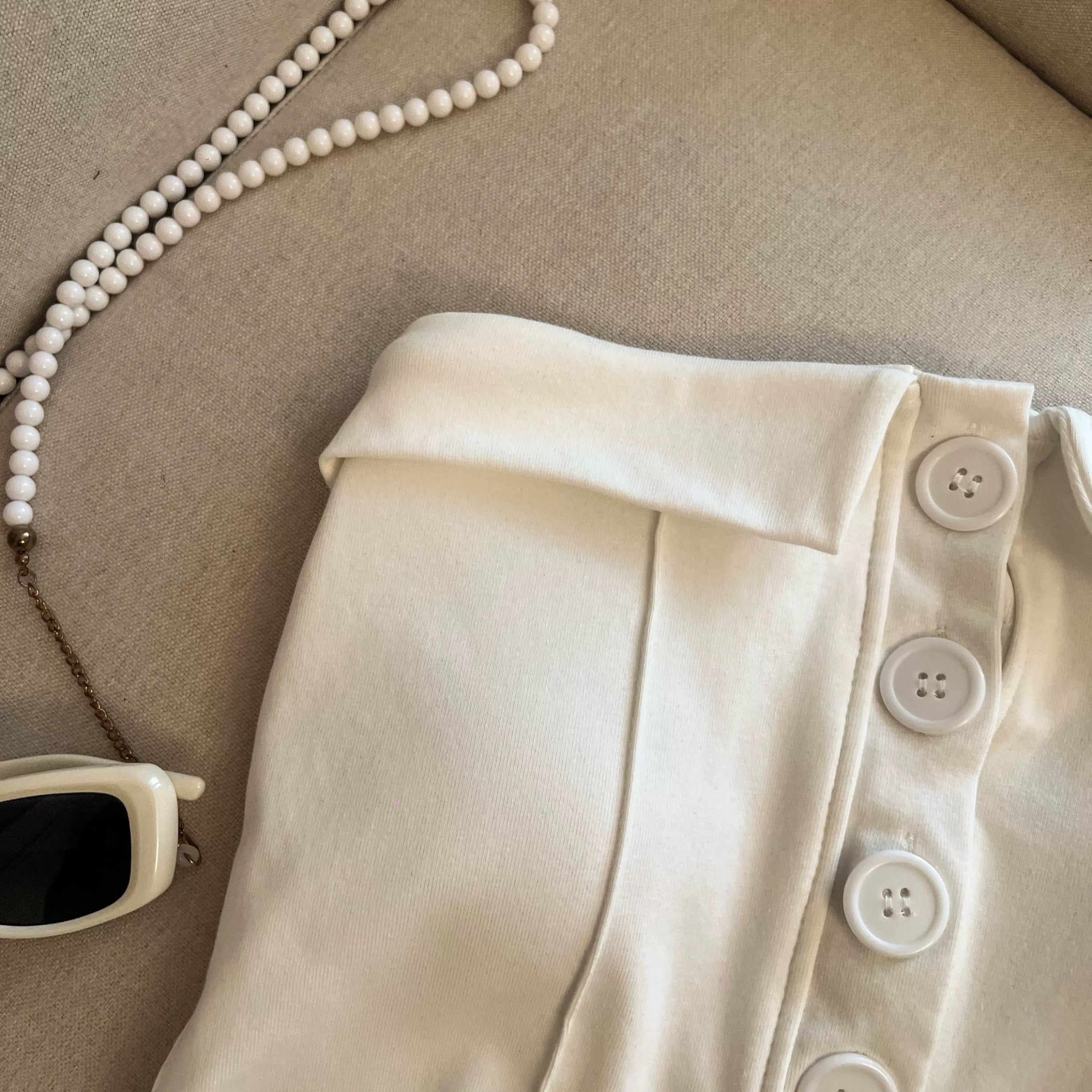 Snap Tube Built-In Bra Top